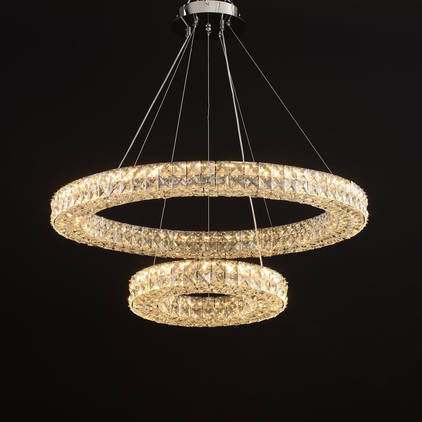 Asscher Ring Chandelier