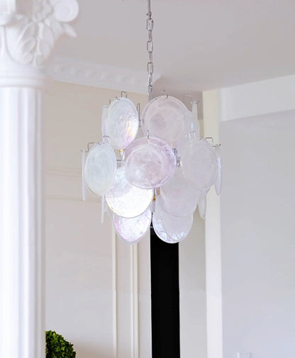 Loire Valley Glass Chandelier