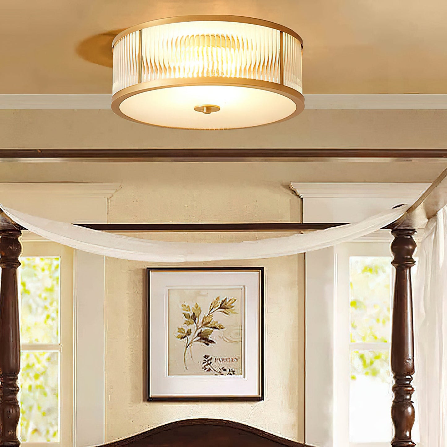 Geneva Glass CeIling Lamp