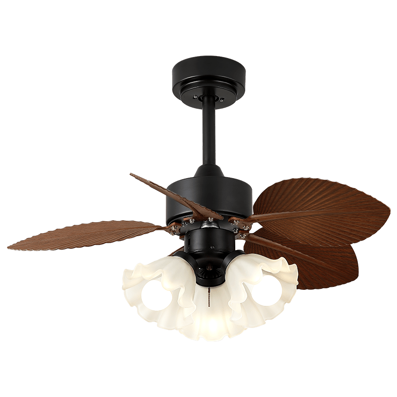 Floriva Leaf Ceiling Fan Light