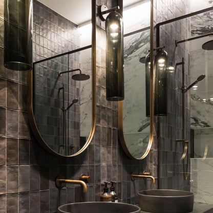 Long Tube Glass Sconce