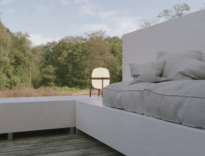 Lantern Glass Table Lamp