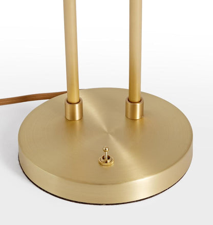 مصباح طاولة من خشب الأرز والطحالب 