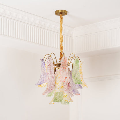 Venini Glass Chandelier