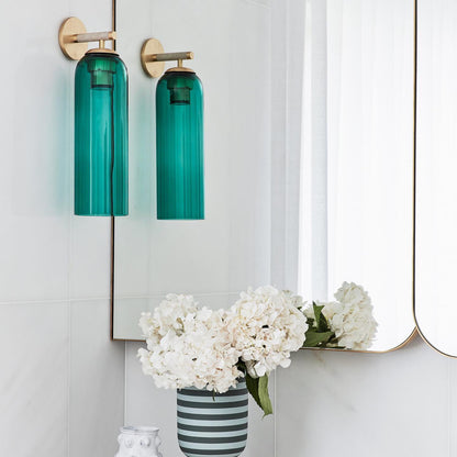 Long Tube Glass Sconce
