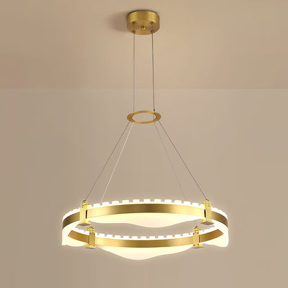 Ring Metallic Chandelier