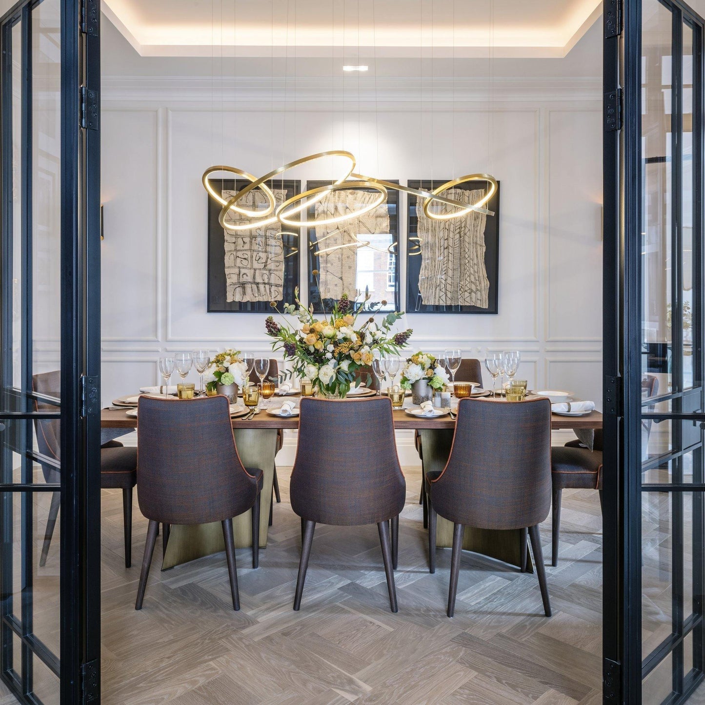 Lohja Gold Chandelier