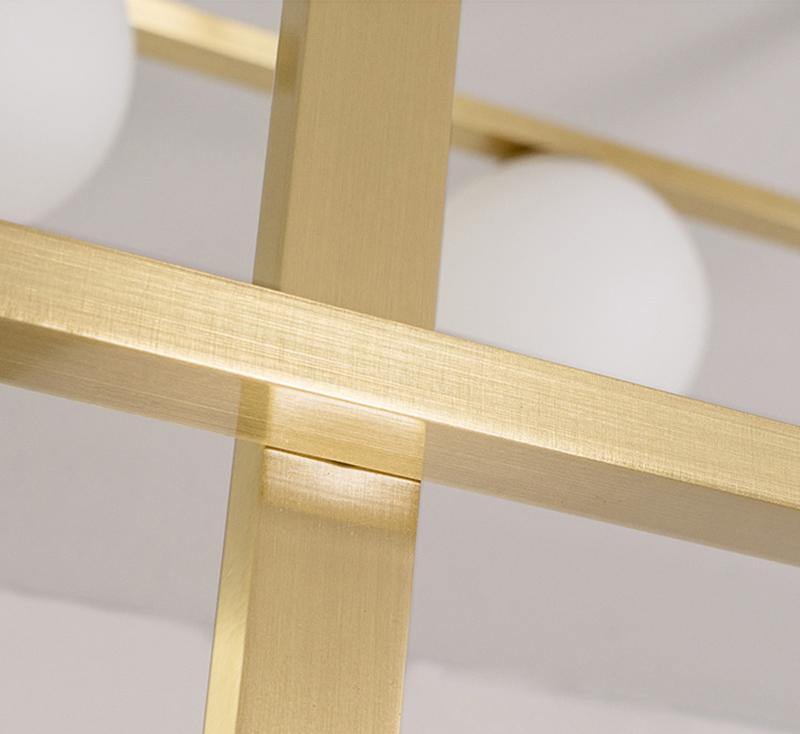 مصباح سقف زجاجي من موندريان 