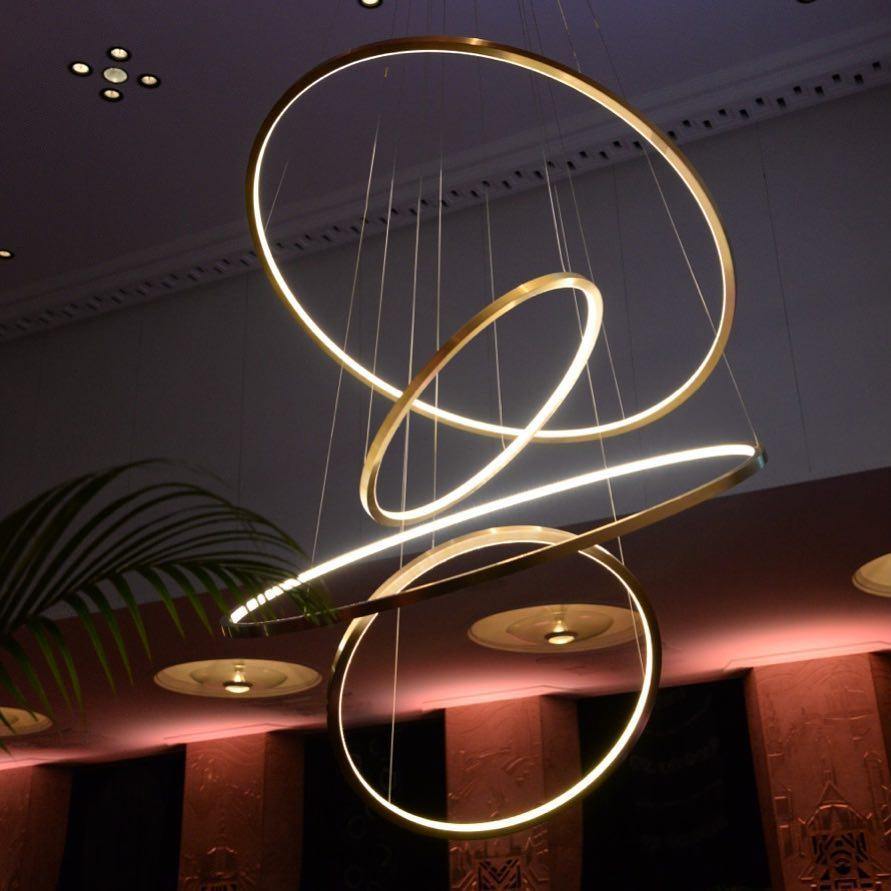 Lohja Gold Chandelier