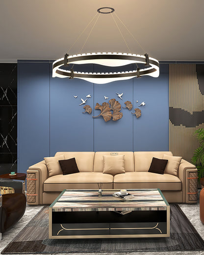 Ring Metallic Chandelier