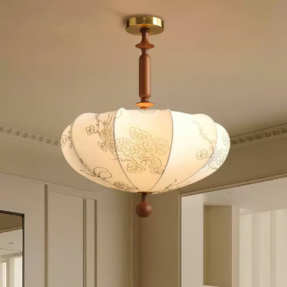 Floral Patterned Ceiling Light