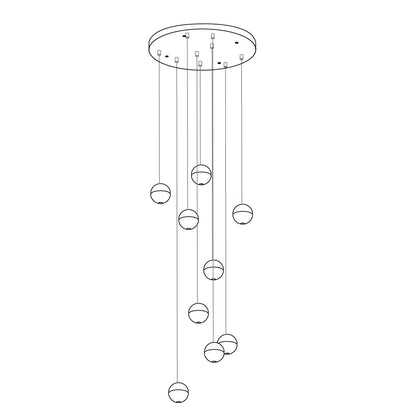 Ball Crystal Pendant Lamp