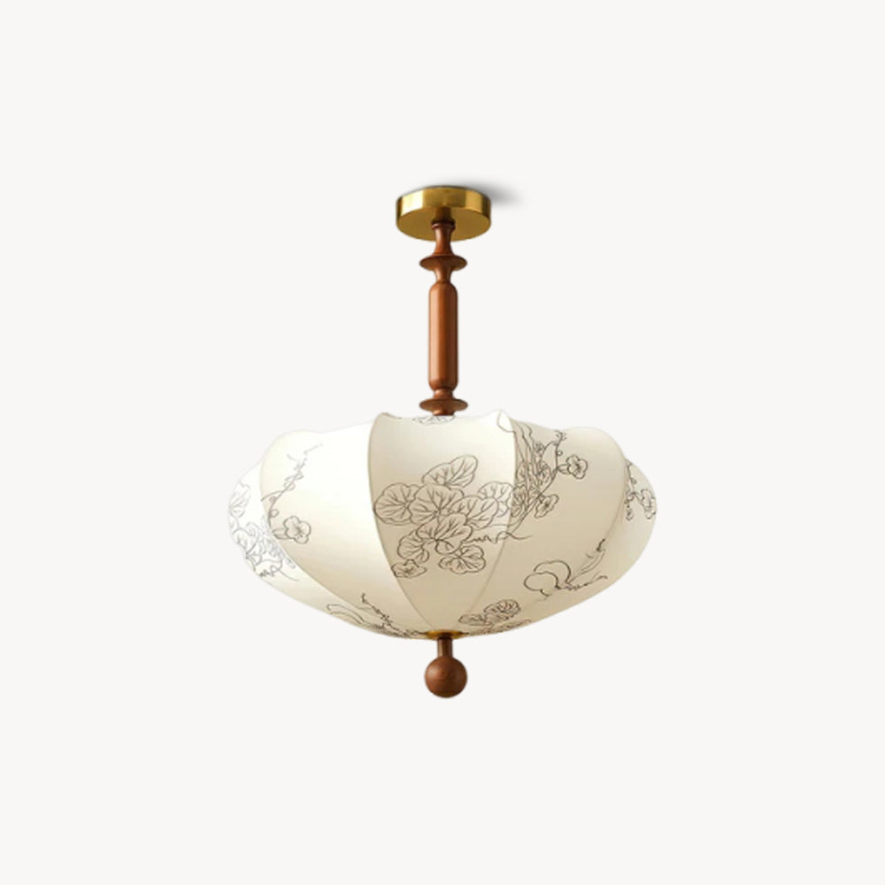 Floral Patterned Ceiling Light