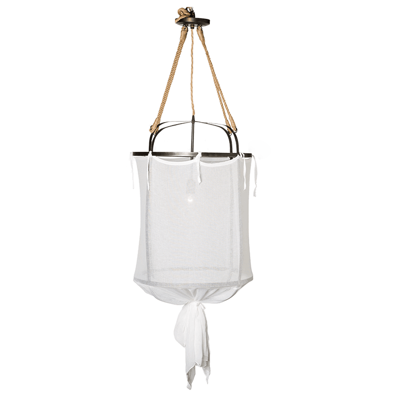 Provence Linen Pendant Light
