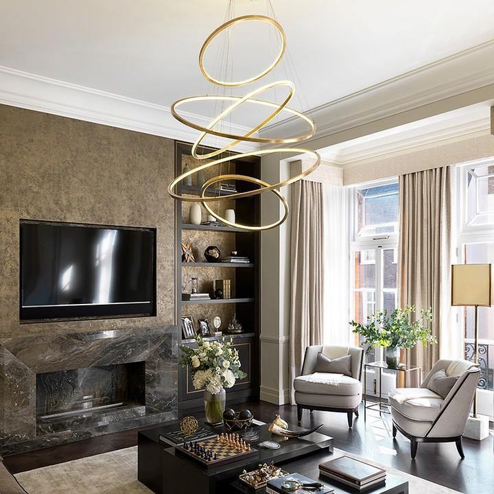 Lohja Gold Chandelier