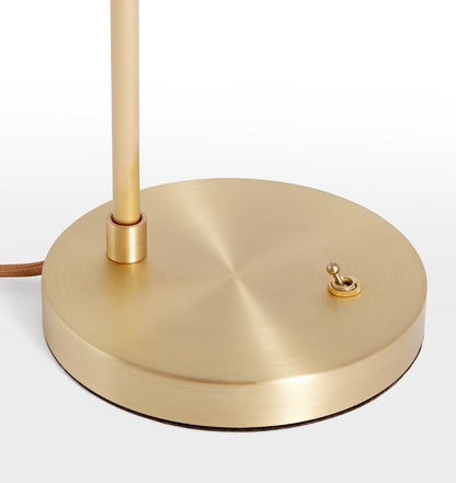 مصباح طاولة من خشب الأرز والطحالب 