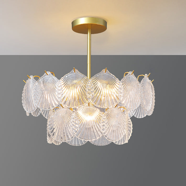 Shell Glass chandelier