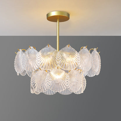 Shell Glass chandelier