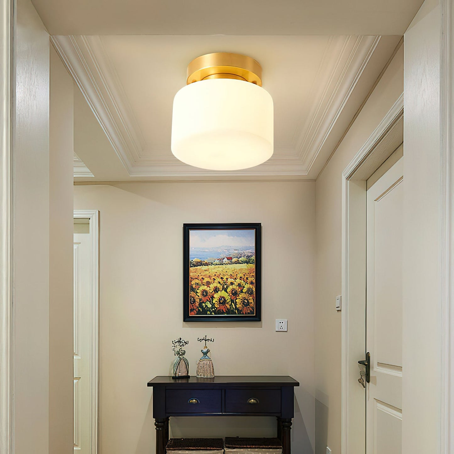 Tatum Glass Ceiling Light