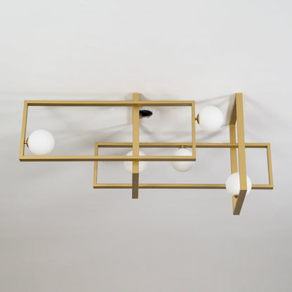 مصباح سقف زجاجي من موندريان 