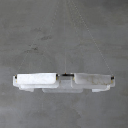 Delia Alabaster Chandelier