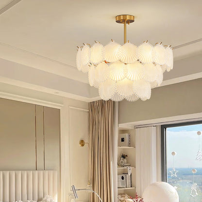 Shell Glass chandelier
