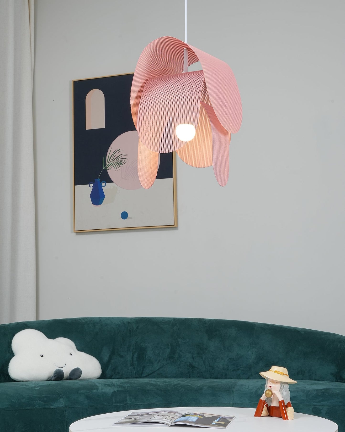 Perforated Metal Pendant Light