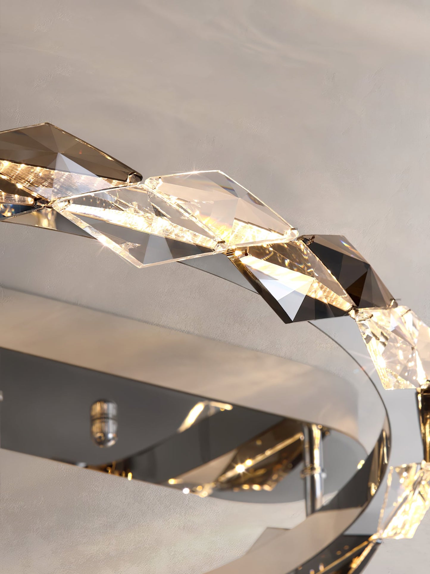 Rhombus Crystal Ceiling Lamp