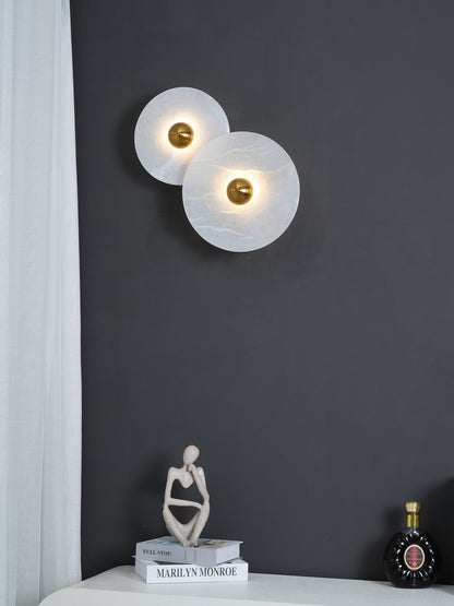 Alabaster Planes Wall Lamp