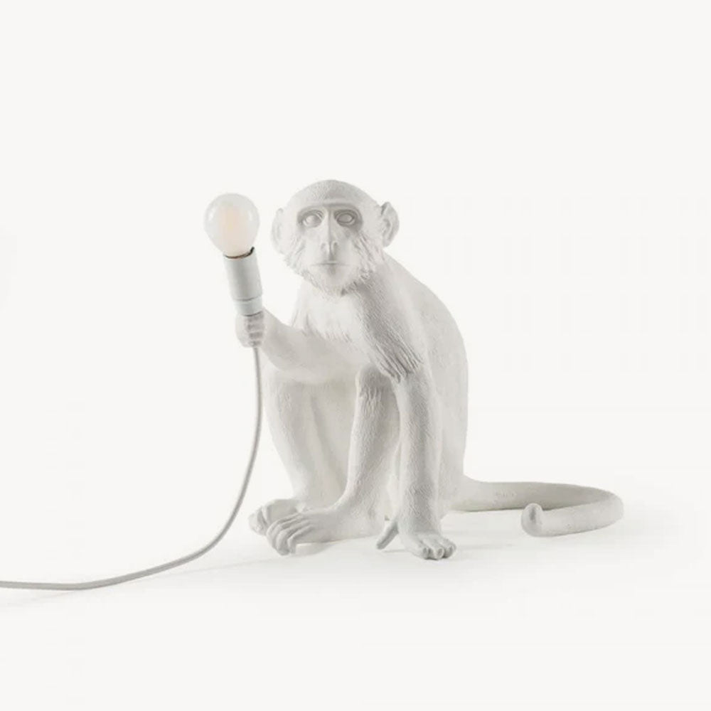Monkey Resin Table Lamp
