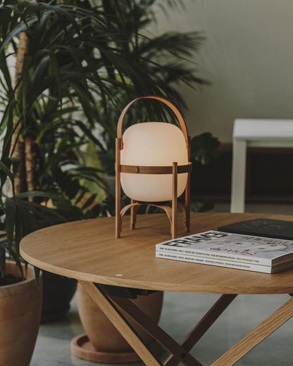 Lantern Glass Table Lamp