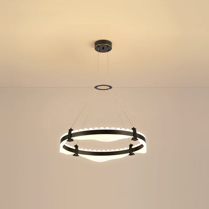 Ring Metallic Chandelier