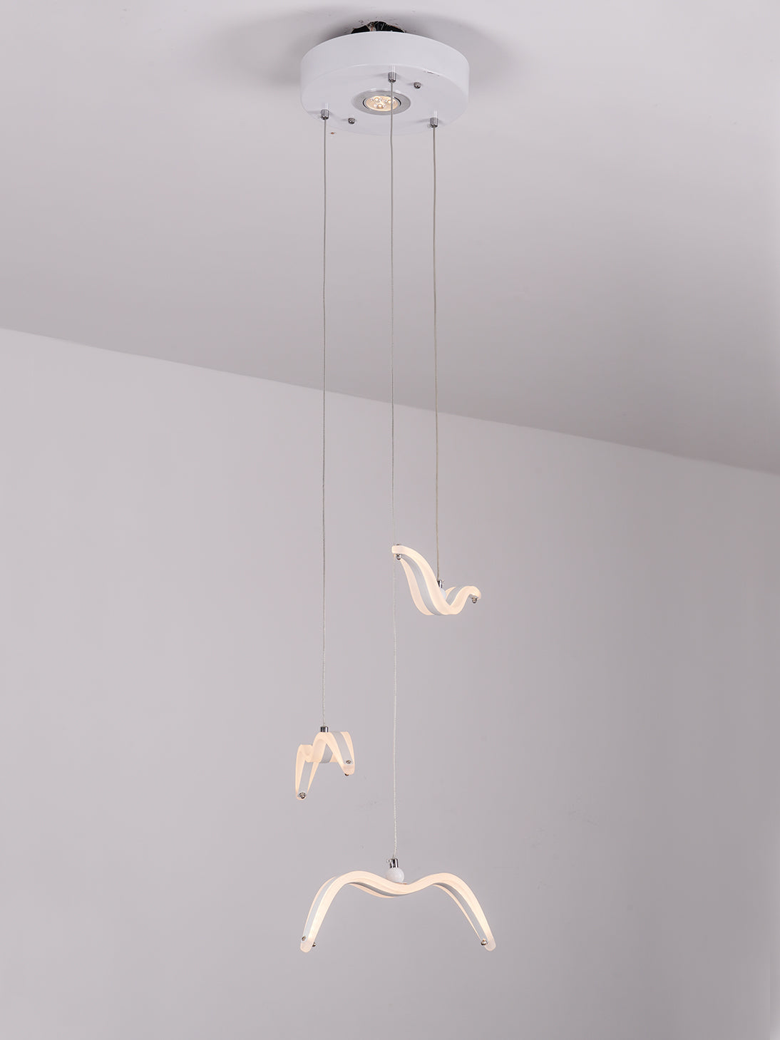 Night Birds Resin Pendant Lamp