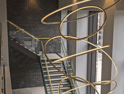 Lohja Gold Chandelier