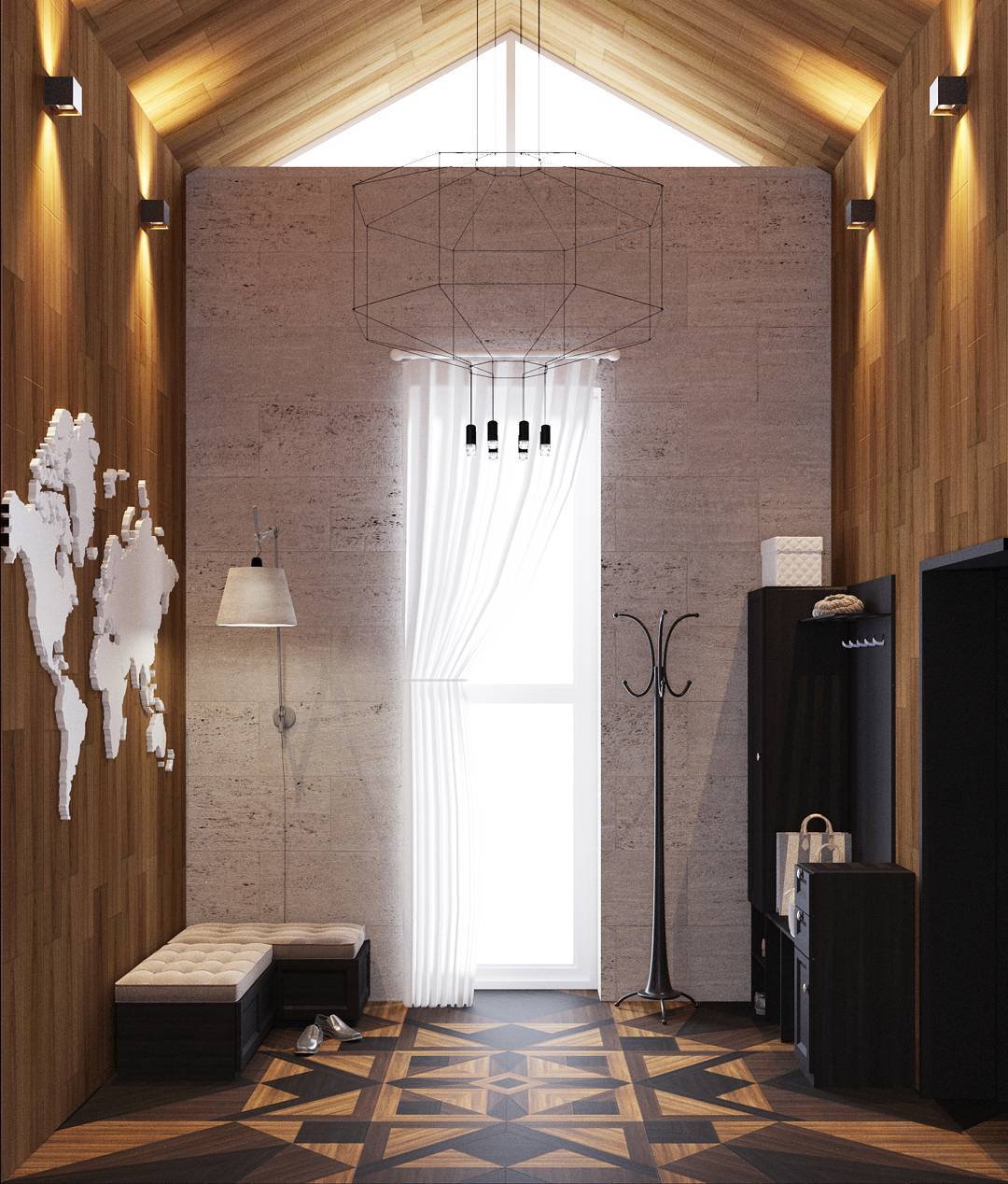 Lines 3D Hanging Lamp