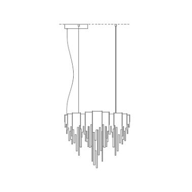 Volver Round Chandelier