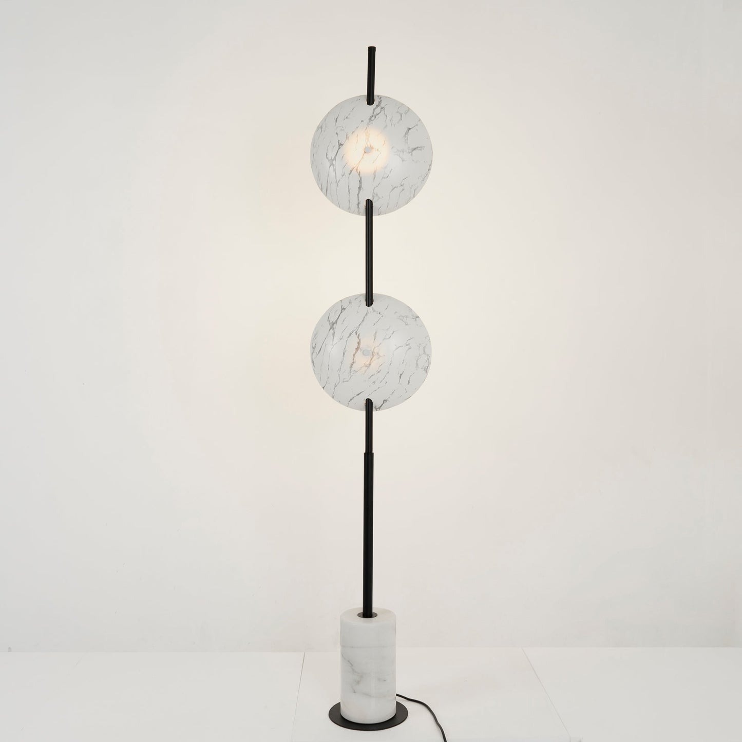 Double Moon Floor Lamp