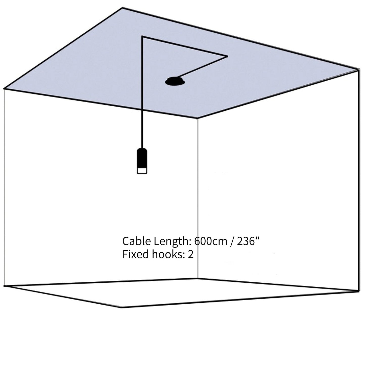 Lines free-form Pendant light
