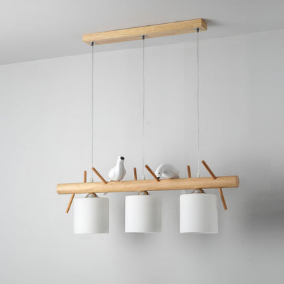 Birdy Wooden Pendant Lamp