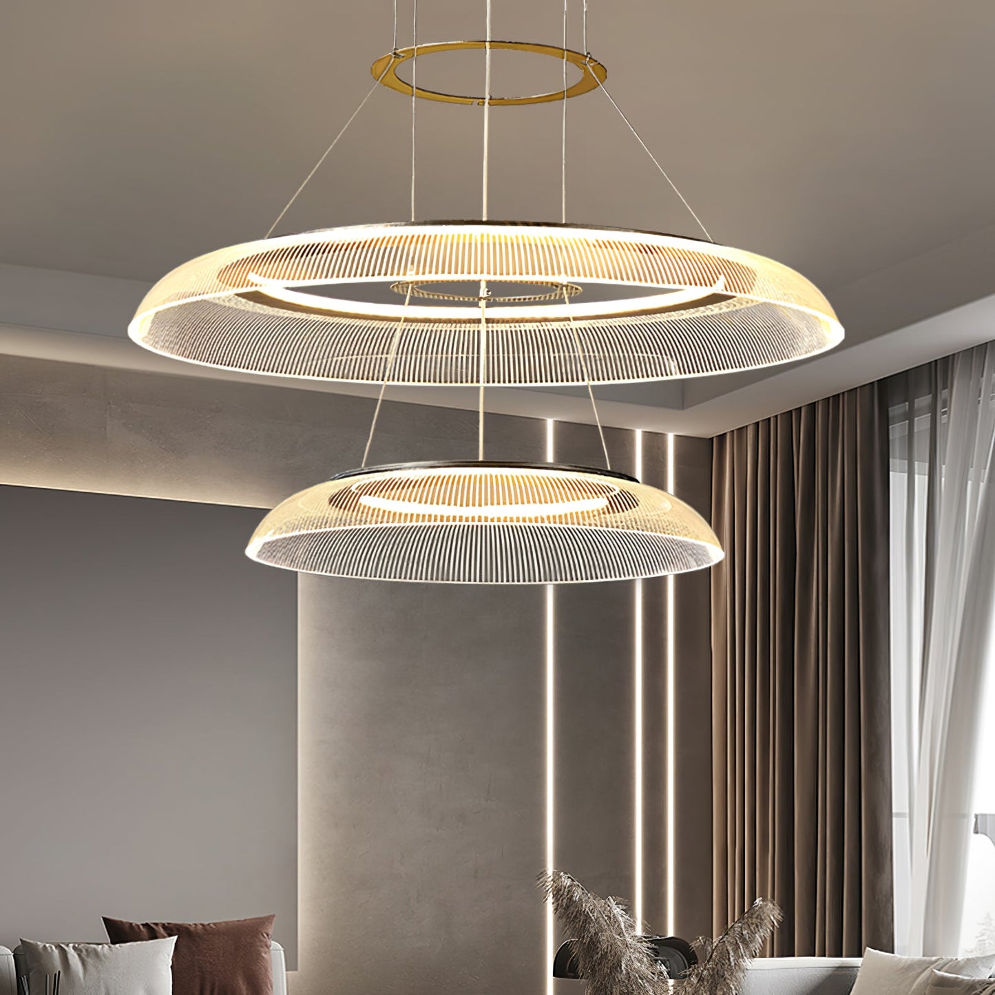 Graduated Circle Chandelier