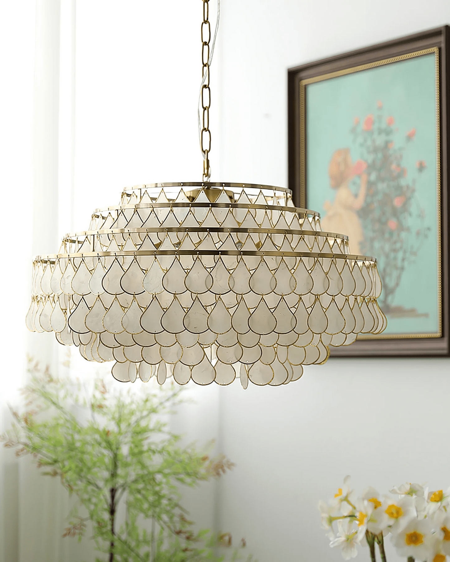 Abbington Shell Chandelier