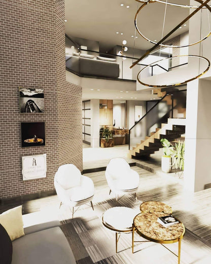 Lohja Gold Chandelier