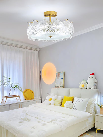 Shell Glass Chandeliers