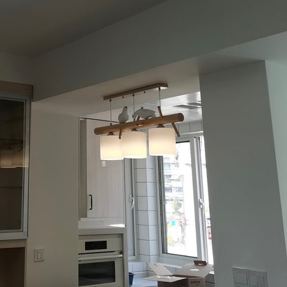 Birdy Wooden Pendant Lamp