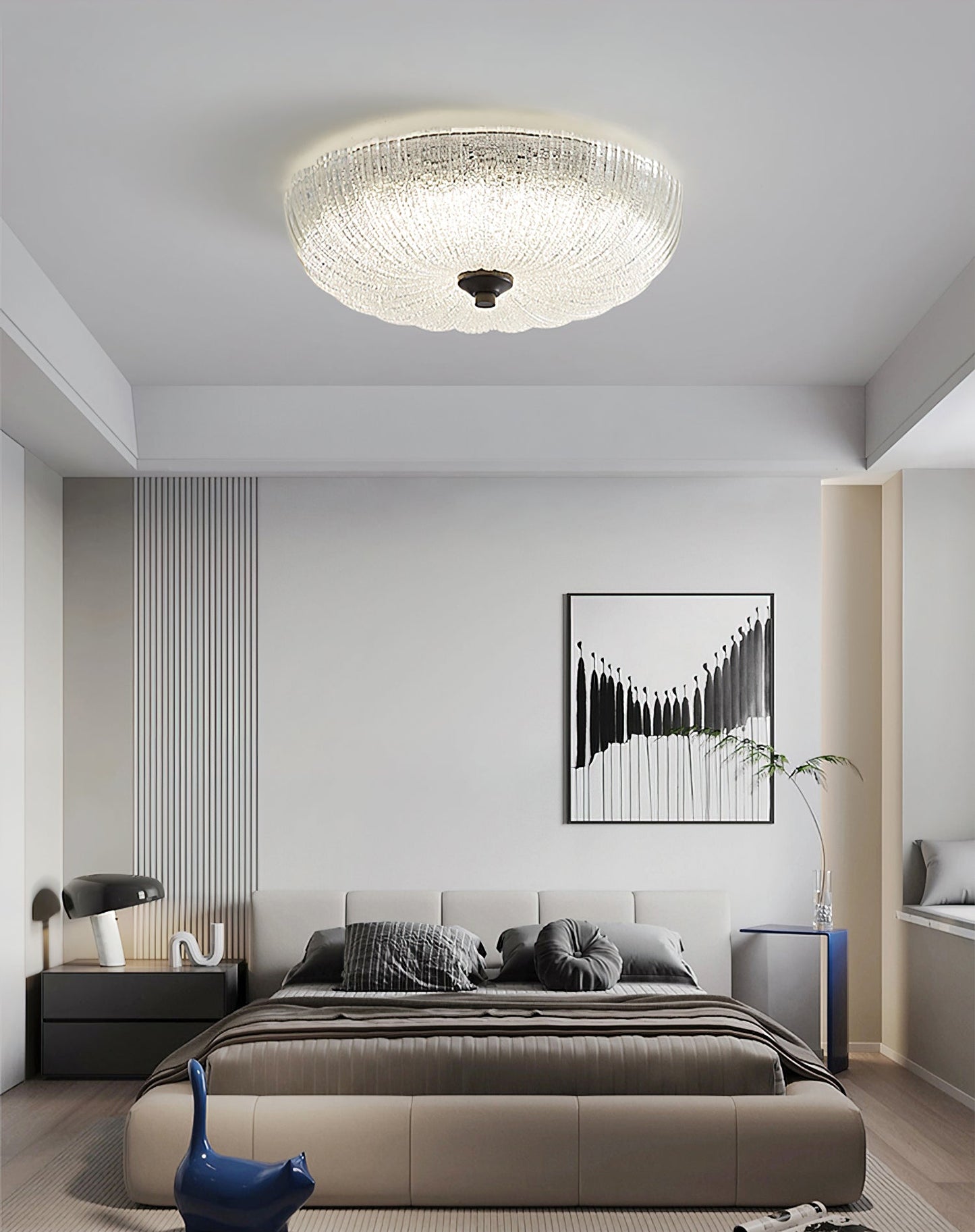 Crystal Halo Ceiling Light