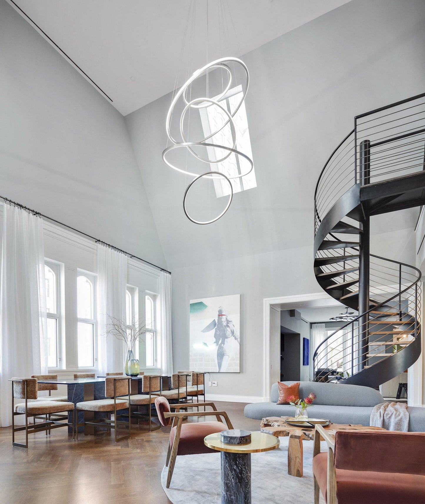 Lohja Gold Chandelier