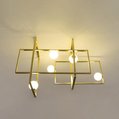 مصباح سقف زجاجي من موندريان 