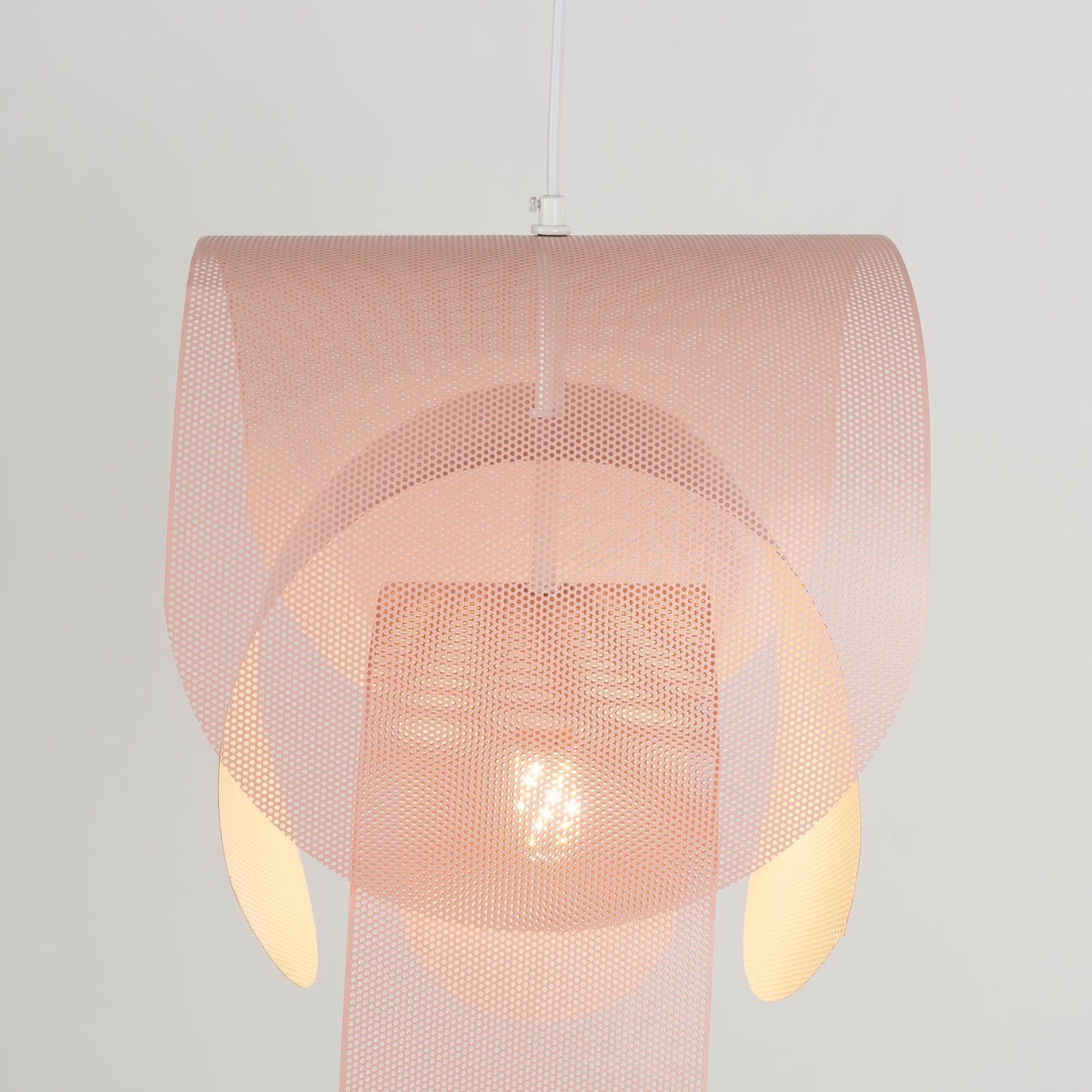 Perforated Metal Pendant Light