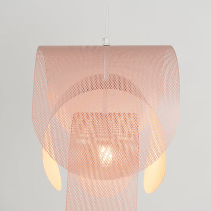 Perforated Metal Pendant Light