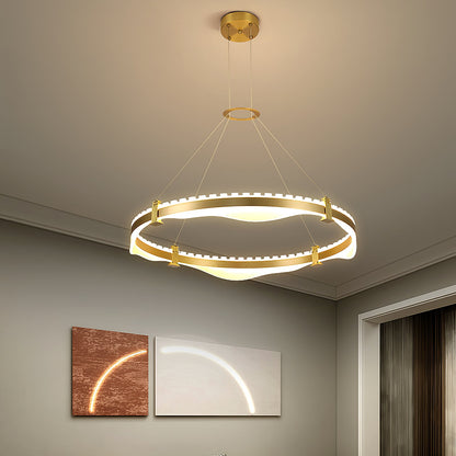Ring Metallic Chandelier